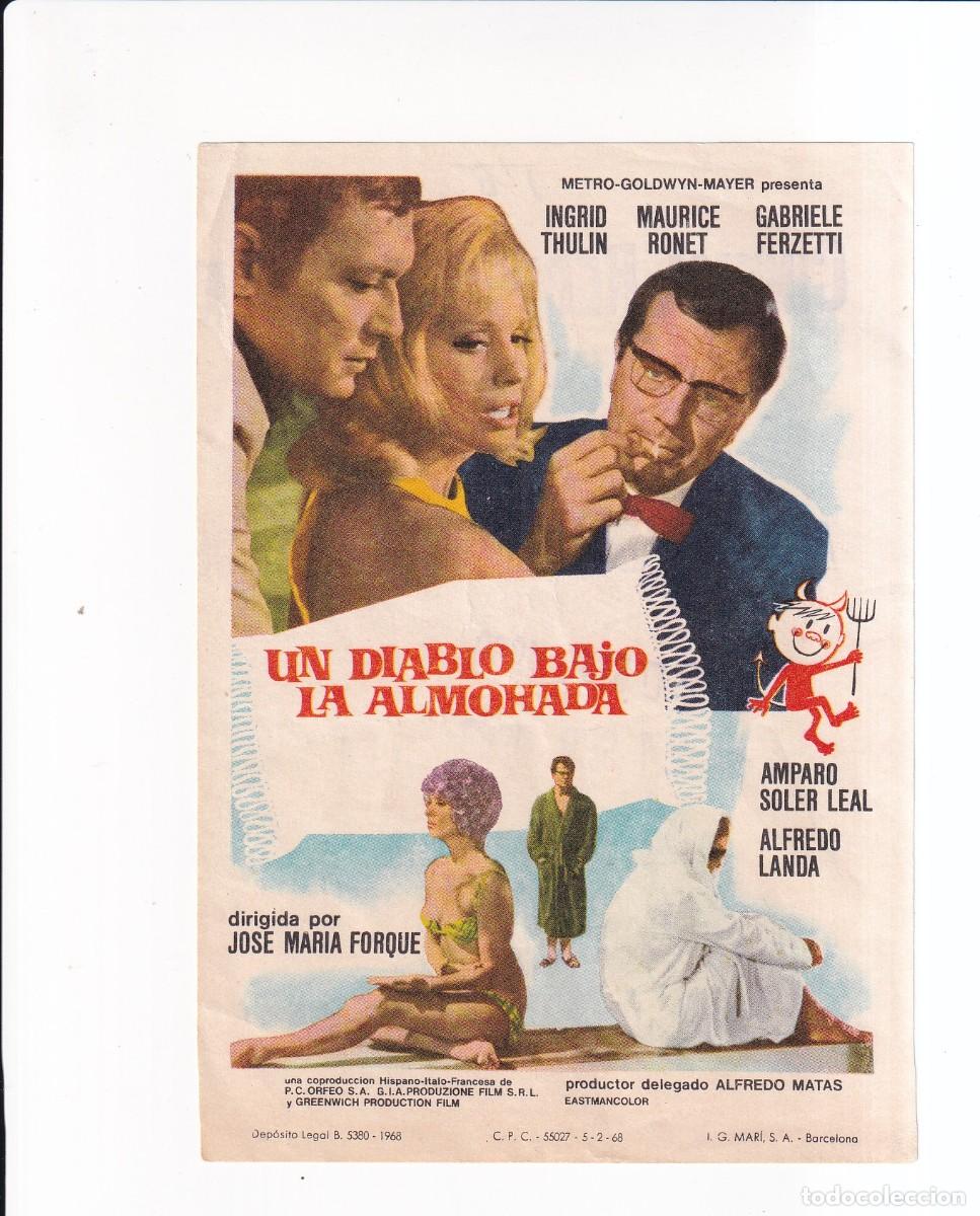 Cine: UN DIABLO EN LA ALMOHADA : AMPARO SOLER LEAL, ALFREDO LANDA