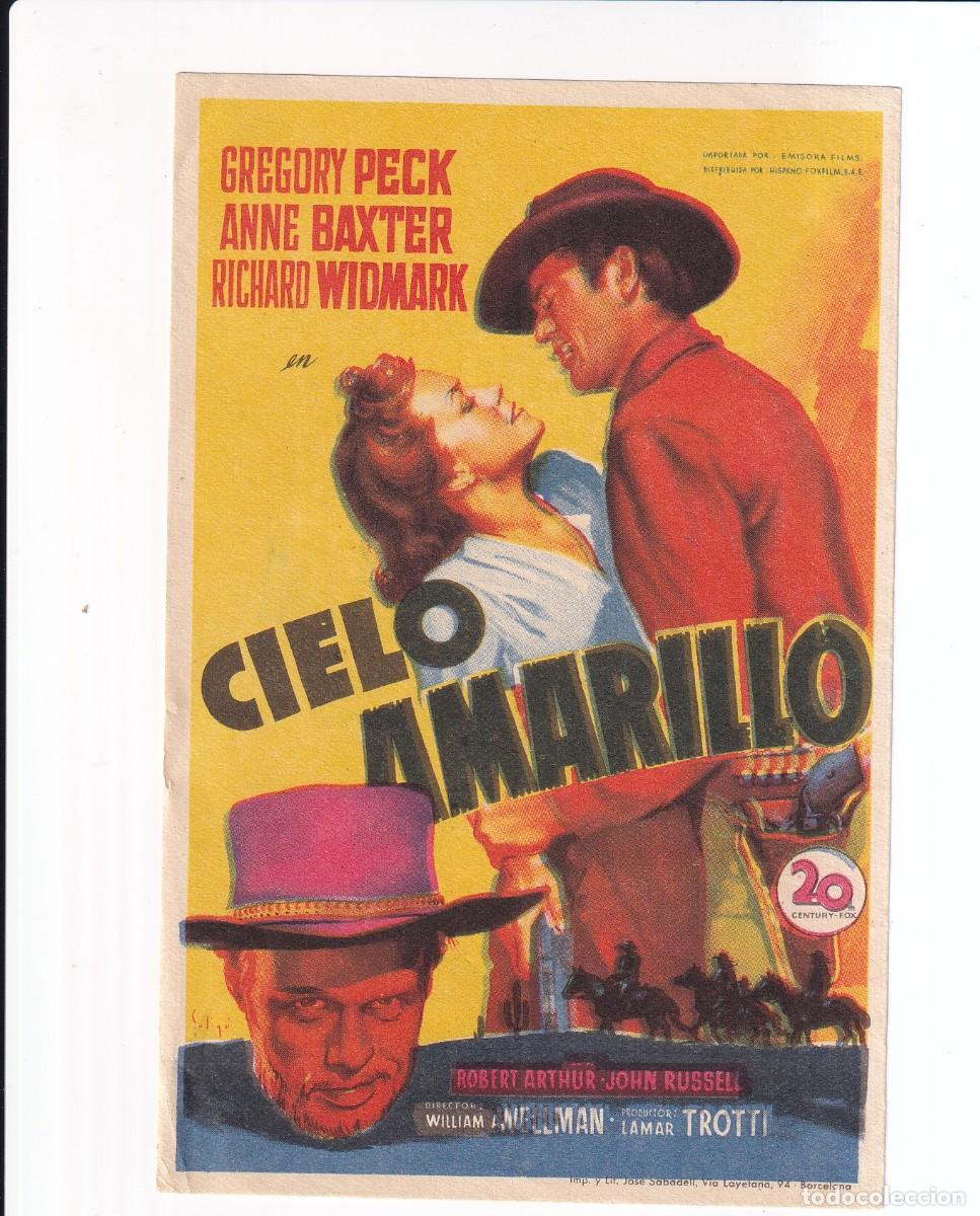 Cine: CIELO AMARILLO : GREGORY PECK