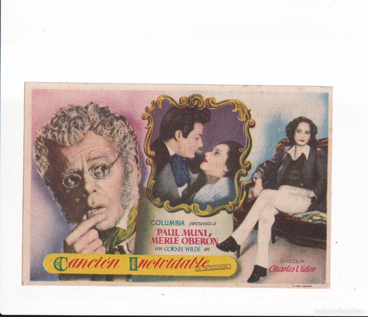Cine: CANCION INOLVIDABLE: PAUL MUNE