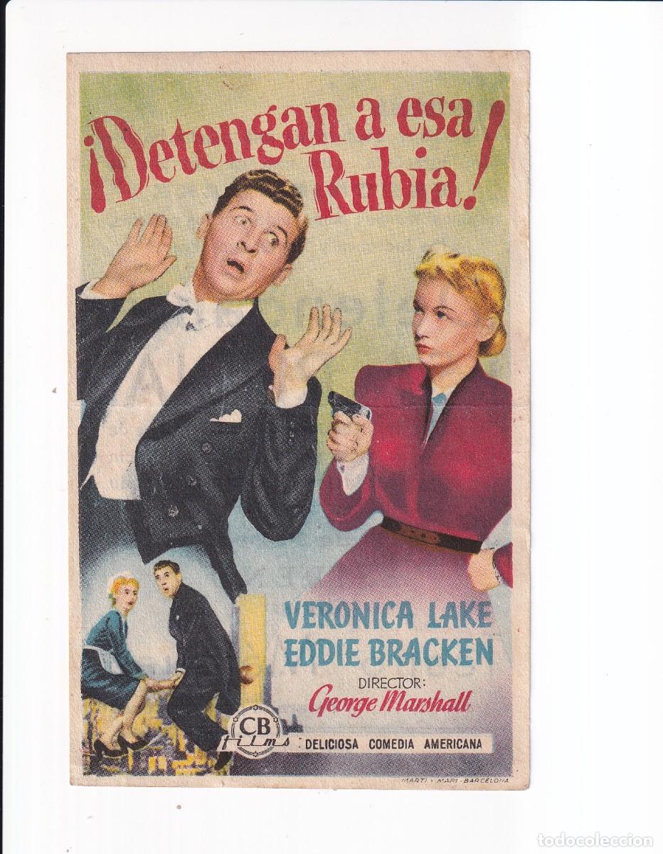 Cine: DETENGAN A ESA RUBIA : VERONICA LAKE