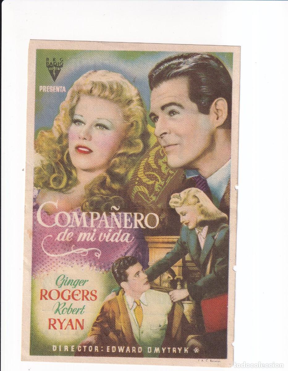 Cine: COMPA&Ntilde;ERO DE MI VIDA : GINGER ROGERS