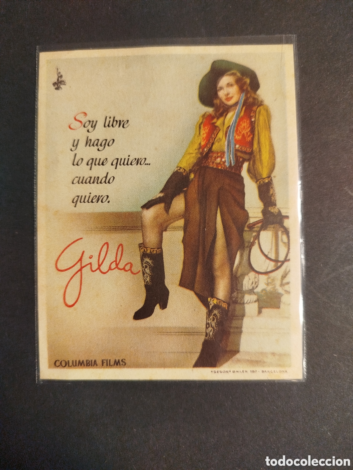 Cine: GILDA PROGRAMA PEQUE&Ntilde;O S/PUBLICIDAD