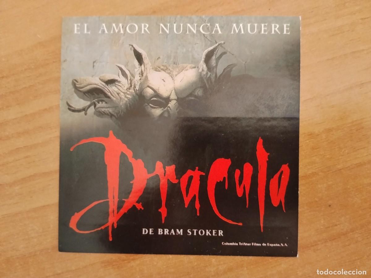 Cine: TURQUESA-PROGRAMA DE LA PELICULA---DRACULA (pegatina) - Foto 1