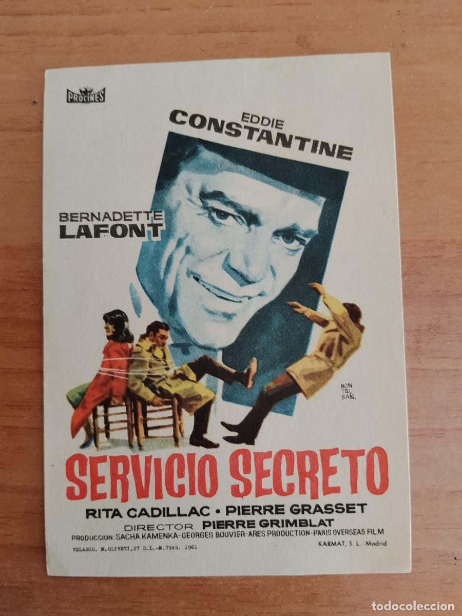 Cine: TURQUESA-PROGRAMA DE LA PELICULA---SERVICIO SECRETO