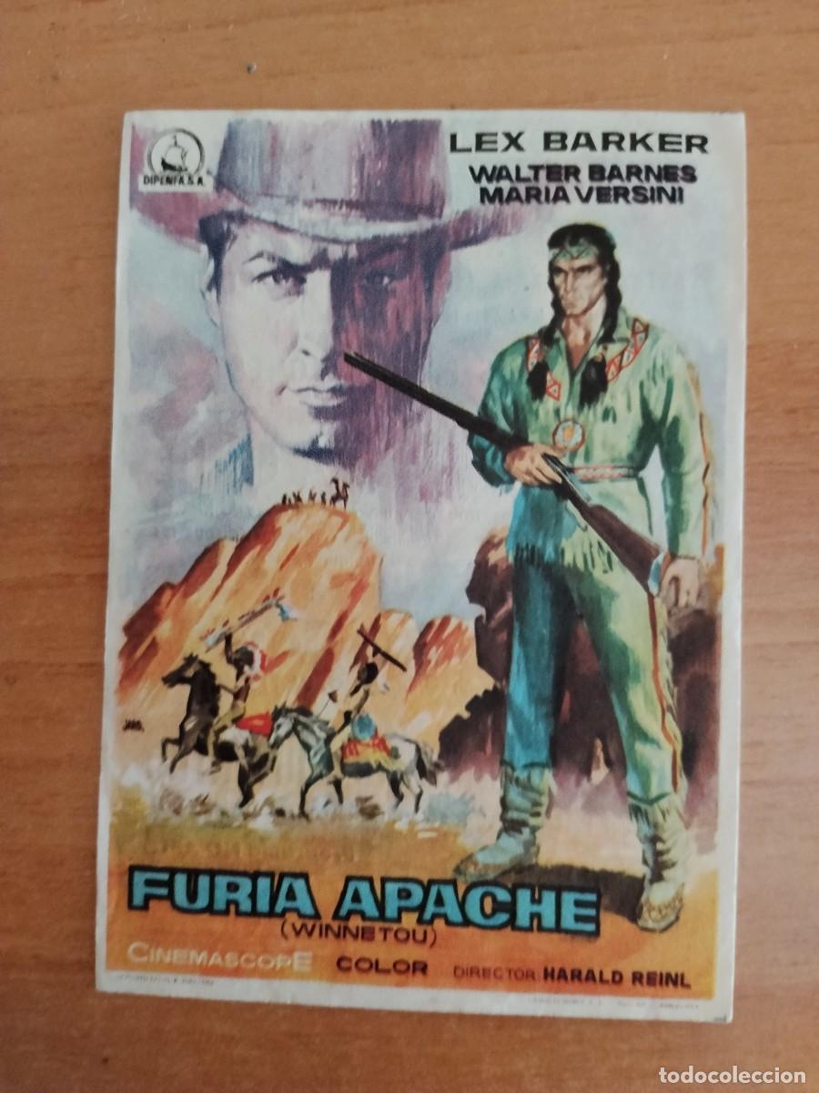 Cine: TURQUESA-PROGRAMA DE LA PELICULA---FURIA APACHE CT
