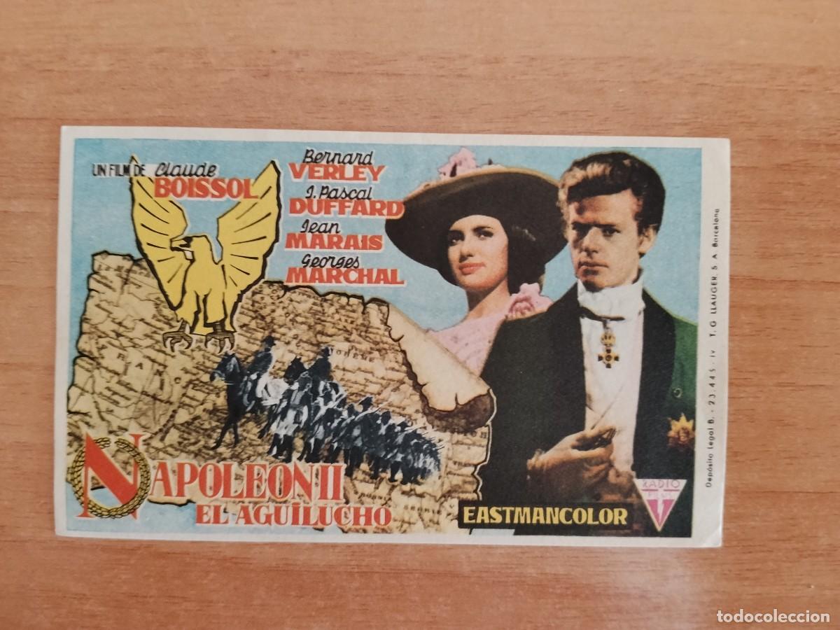 Kino: TURQUESA-PROGRAMA DE LA PELICULA---NAPOLEON EL AGUILUCHO