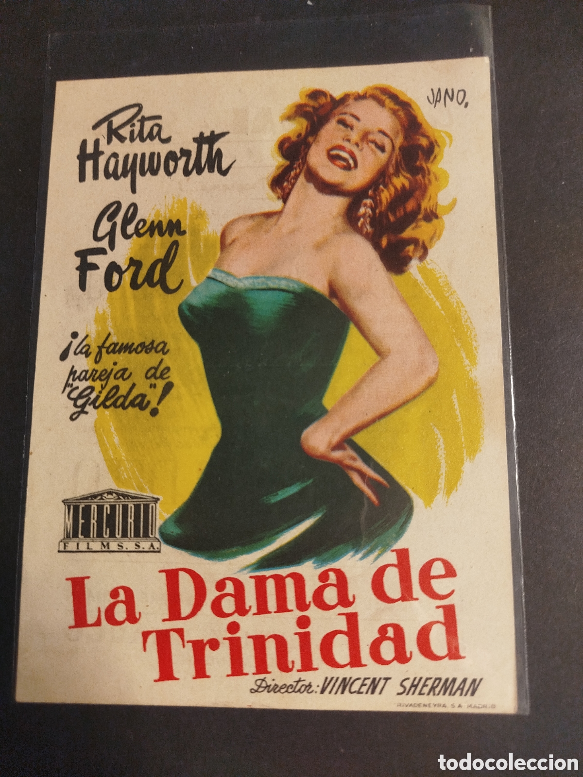 Cine: LA DAMA DE TRINIDAD C/PUBLICIDAD