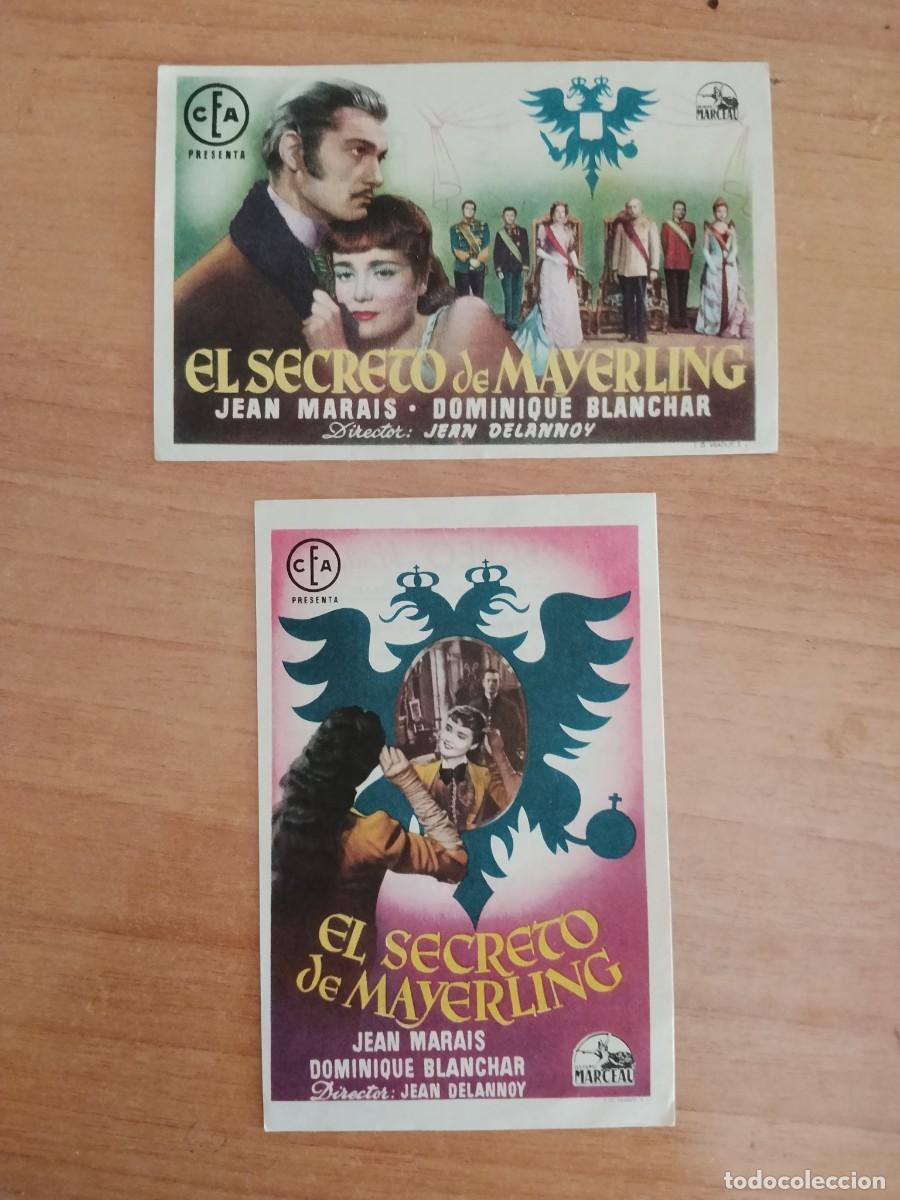 Cine: TURQUESA-PROGRAMA DE LA PELICULA---EL SECRETO DE MAYERLING CT