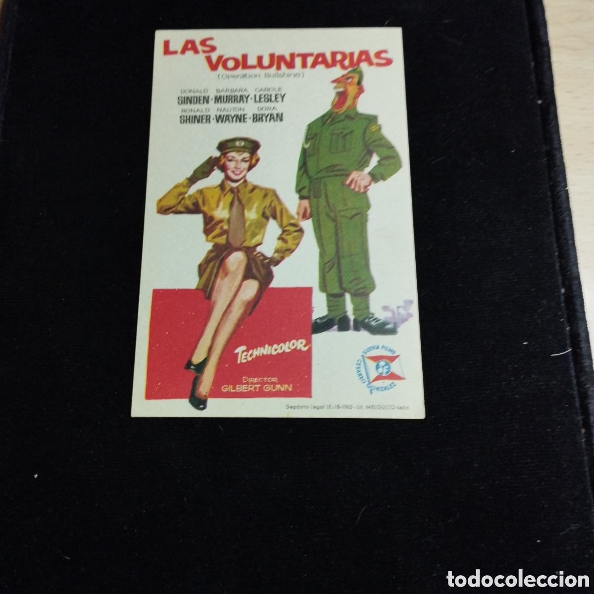 Cine: Programa de cine sencillo, Las voluntarias. Donald Sinden. Barbara Murray. So