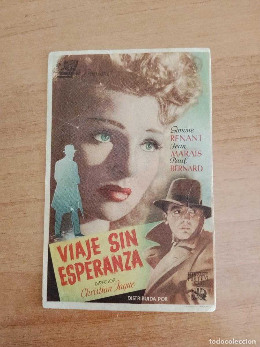 Cine: TURQUESA-PROGRAMA DE LA PELICULA---VIAJE SIN ESPERANZA CT