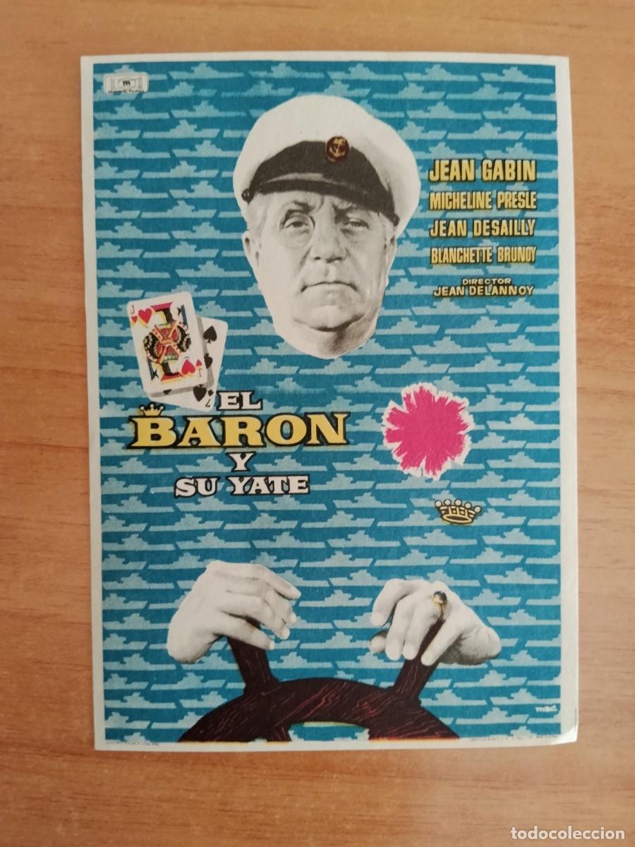 Cine: TURQUESA-PROGRAMA DE LA PELICULA---EL BARON Y SU YATE