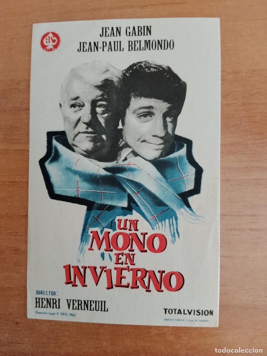 Cine: TURQUESA-PROGRAMA DE LA PELICULA---UN MONO EN INVIERNO