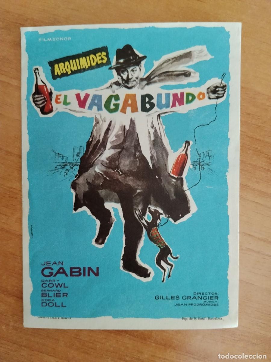 Cine: TURQUESA-PROGRAMA DE LA PELICULA---ARQUIMEDES EL VAGABUNDO