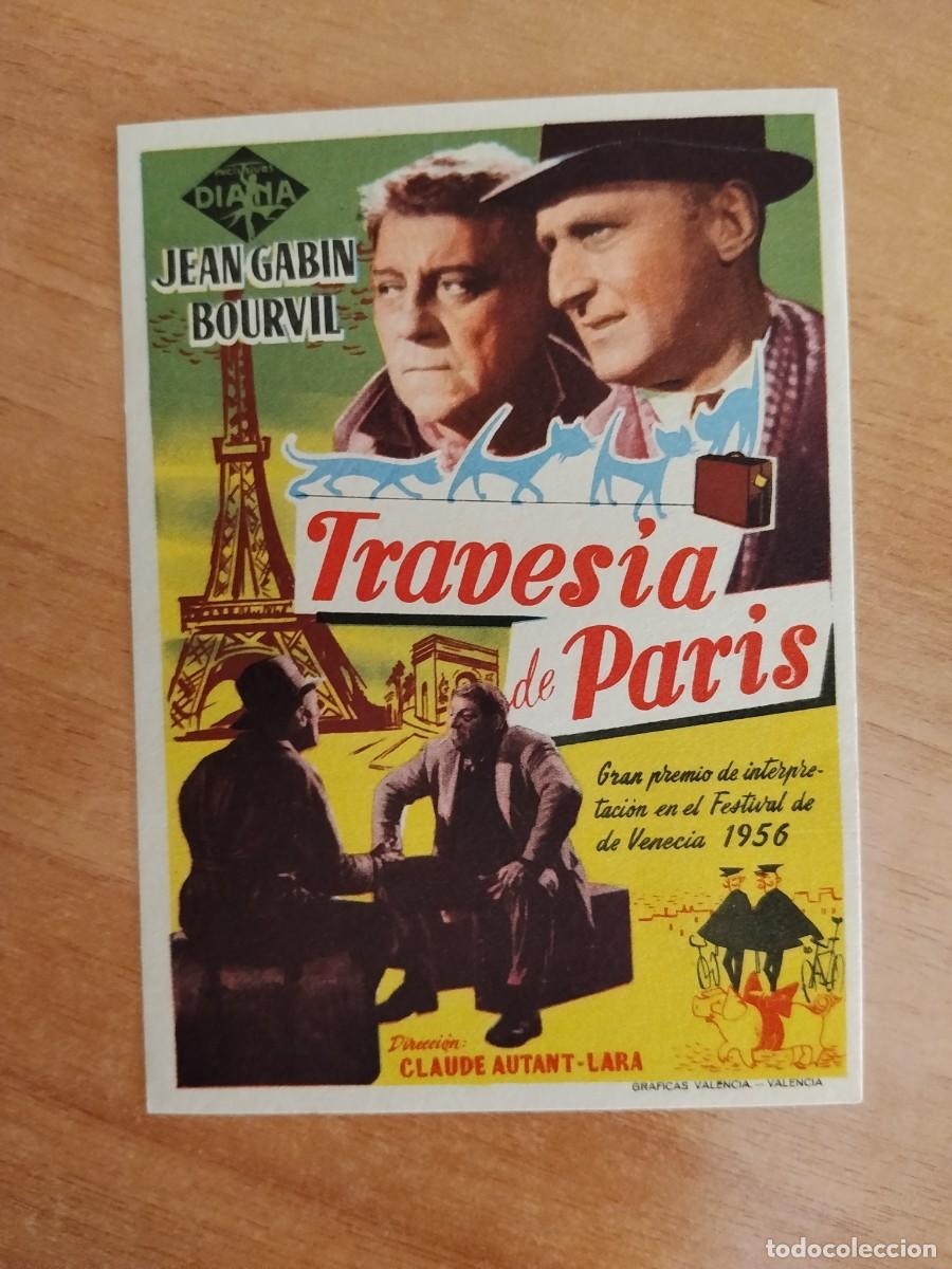 Cine: TURQUESA-PROGRAMA DE LA PELICULA---TRAVESIA EN PARIS