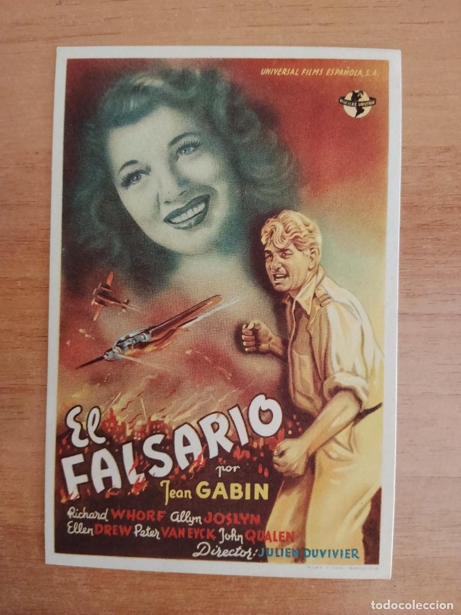 Cine: TURQUESA-PROGRAMA DE LA PELICULA---EL FALSARIO