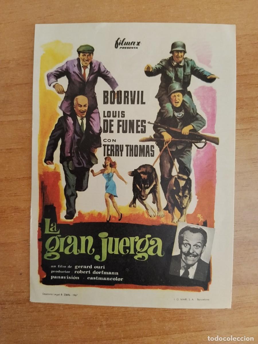 Cine: TURQUESA-PROGRAMA DE LA PELICULA---LA GRAN JUERGA