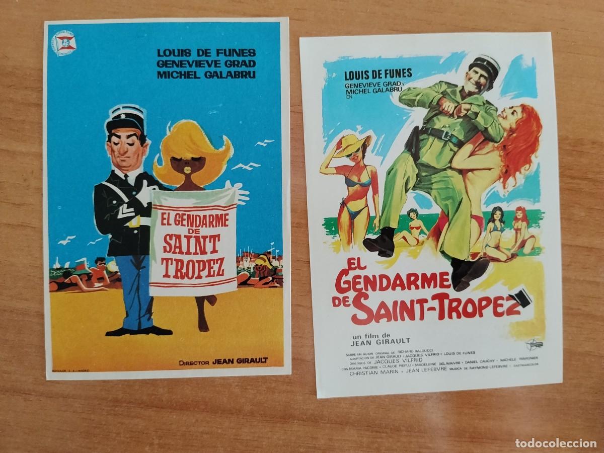 Cine: TURQUESA-PROGRAMA DE LA PELICULA---EL GENDARME DE SAINT TROPEZ