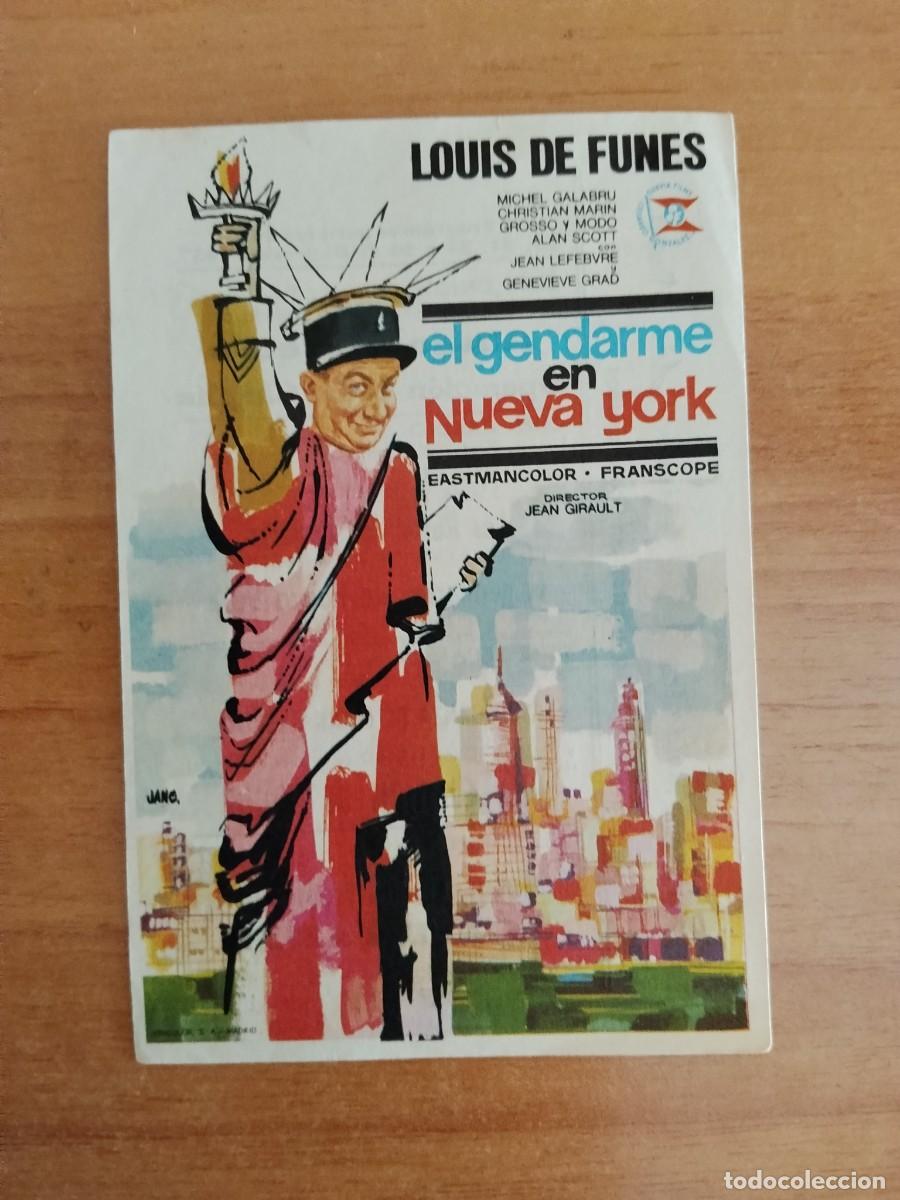 Cine: TURQUESA-PROGRAMA DE LA PELICULA---EL GENDARME EN NUEVA YORK CT