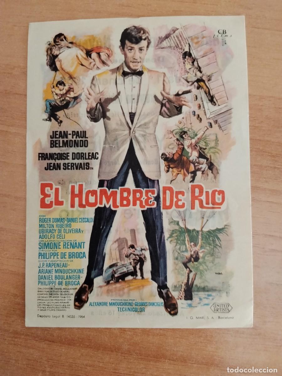 Cine: TURQUESA-PROGRAMA DE LA PELICULA---EL HOMBRE DE RIO CT