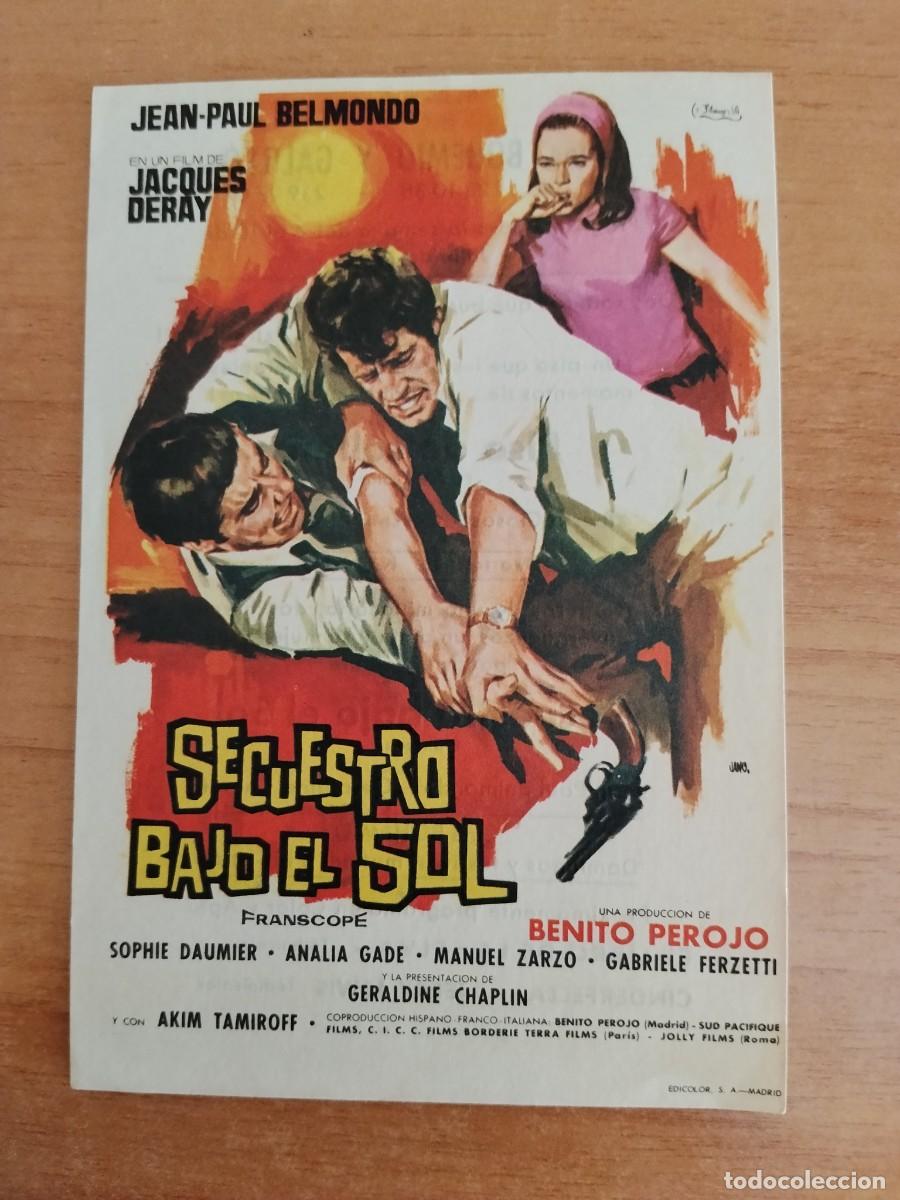 Cine: TURQUESA-PROGRAMA DE LA PELICULA---SUCUESTRO BAJO EL SOL CT