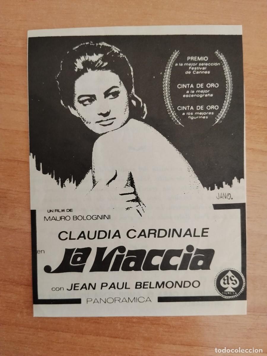 Cine: TURQUESA-PROGRAMA DE LA PELICULA---LA VIACCIA CT