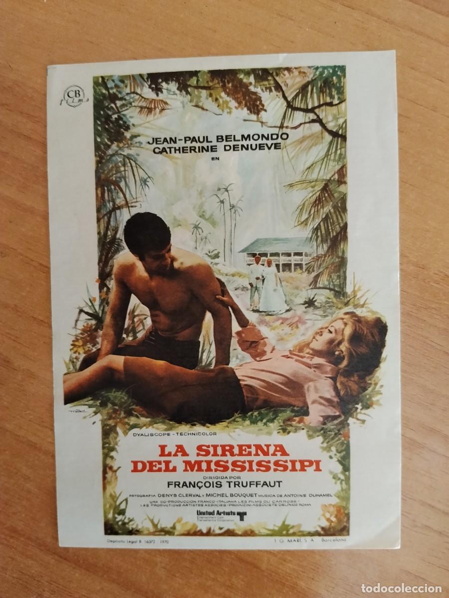Cine: TURQUESA-PROGRAMA DE LA PELICULA---LA SIRENA DEL MISSISSIPI
