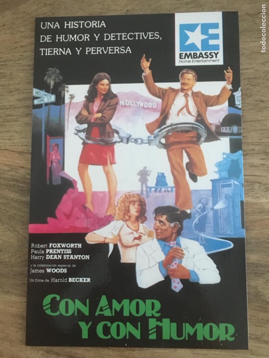 Cine: con amor y con humor postal folleto de mano original estreno perfecto estado