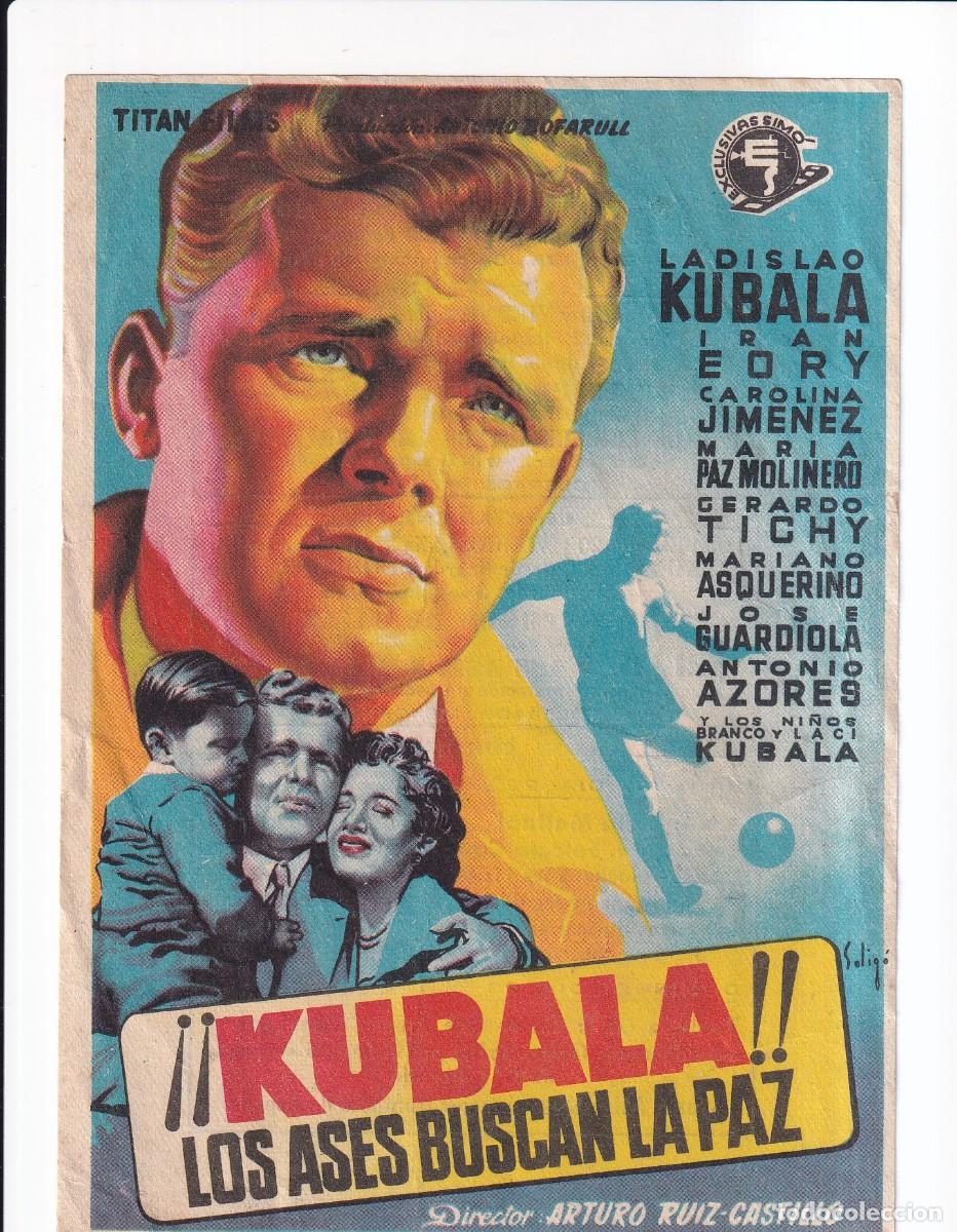 Cine: KUBALA LOS ASES BUSCAN LA PAZ : LADISLAO KUBALA