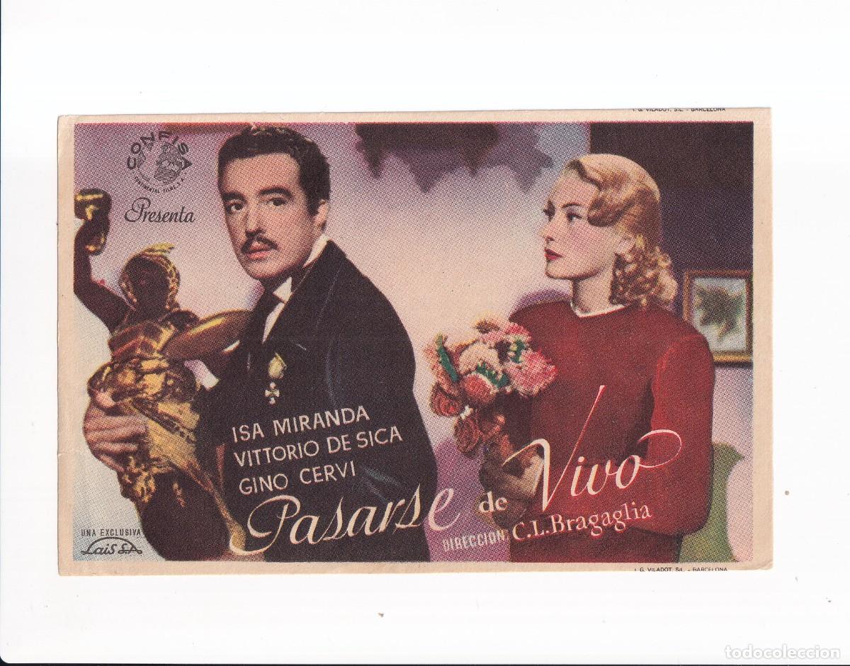 Cine: PASARSE DE VIVO : ISA MIRANDA