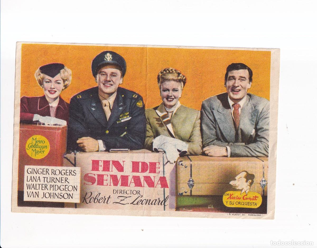 Cine: FIN DE SEMANA : GINGER ROGERS