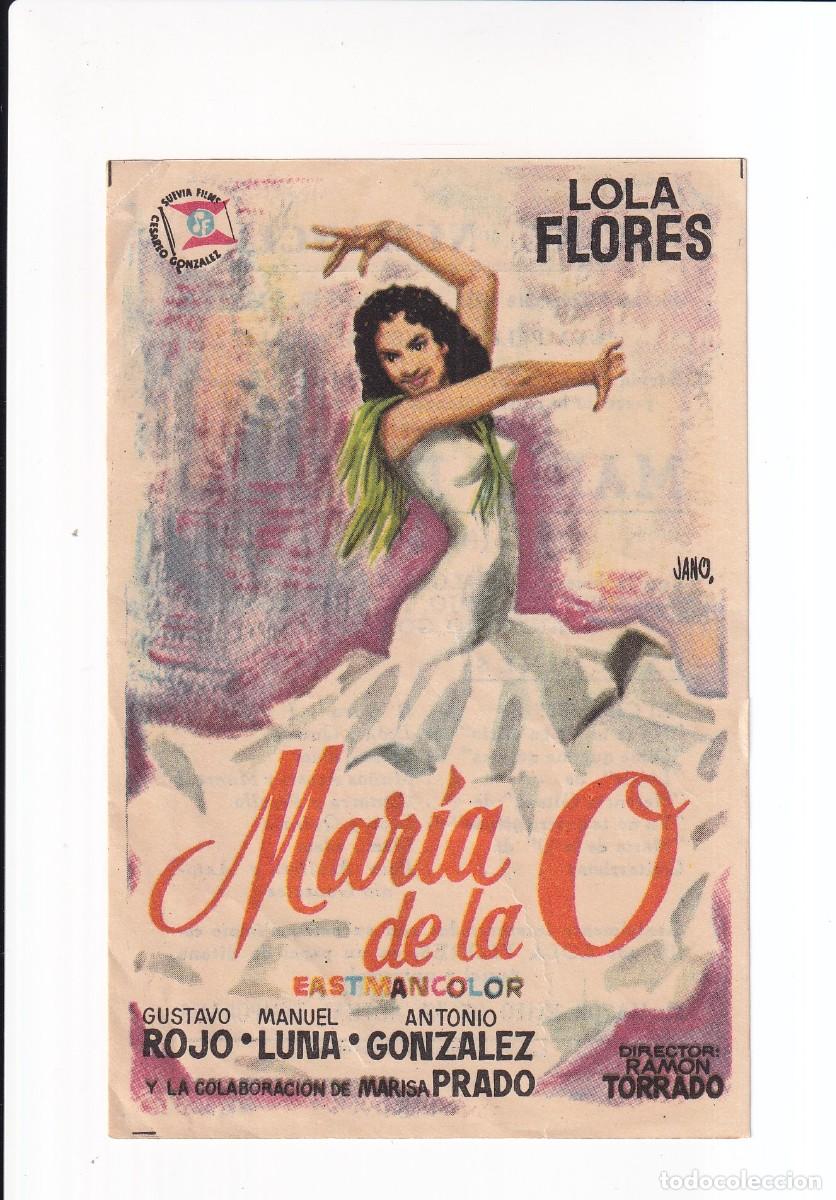 Cine: MARIA DE LA O : LOLA FLORES