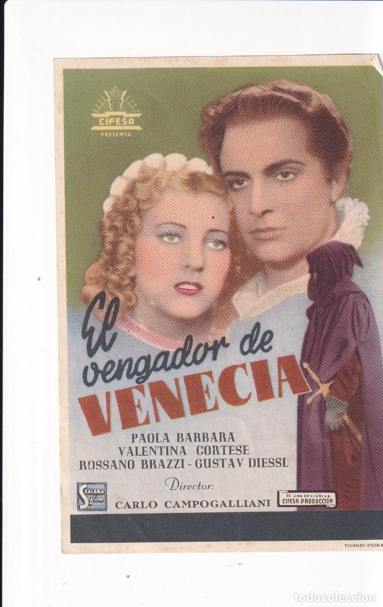 Cine: EL VENGADOR DE VENECIA : PAOLA BARBARA