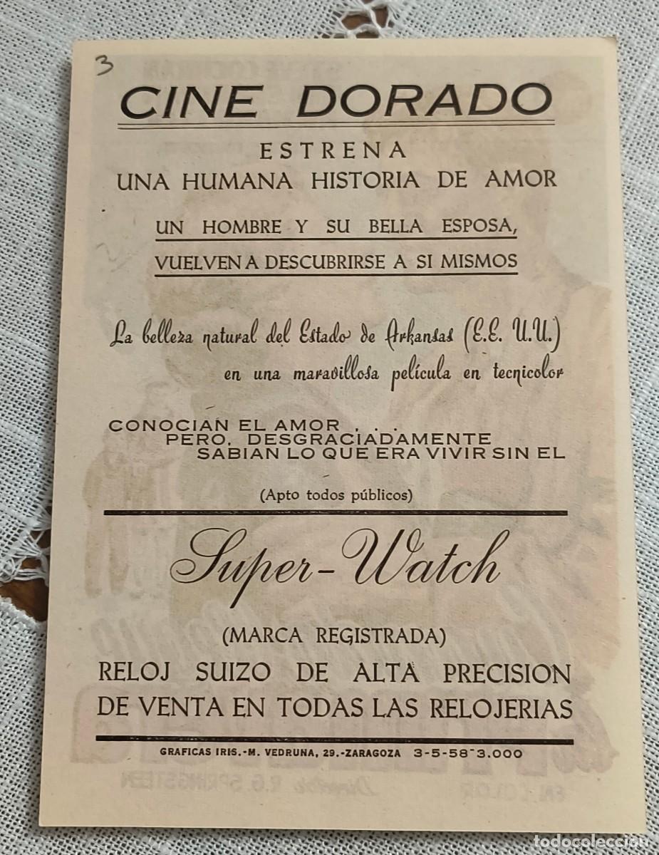 Cine: CINE PROGRAMA DE MANO - CUANDO LLEGUE LA PRIMAVERA / CON PUBLICIDAD (3) - Foto 2