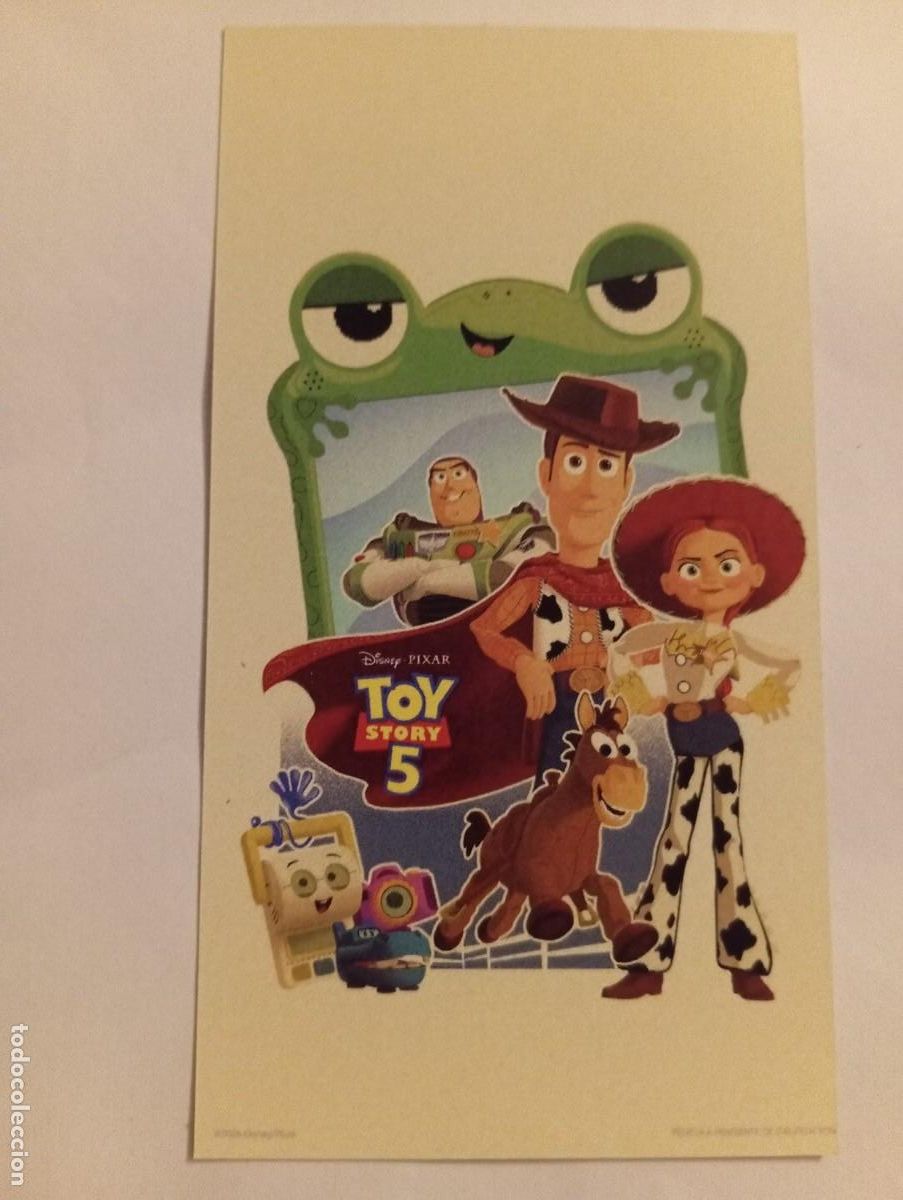 Cine: 1 STAR TICKET DE ** TOY STORY 5 ** N. 61 15 x 8 CMS...A&Ntilde;O 2026