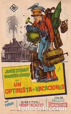 Cine: UN OPTIMISTA DE VACACIONES (con publicidad)