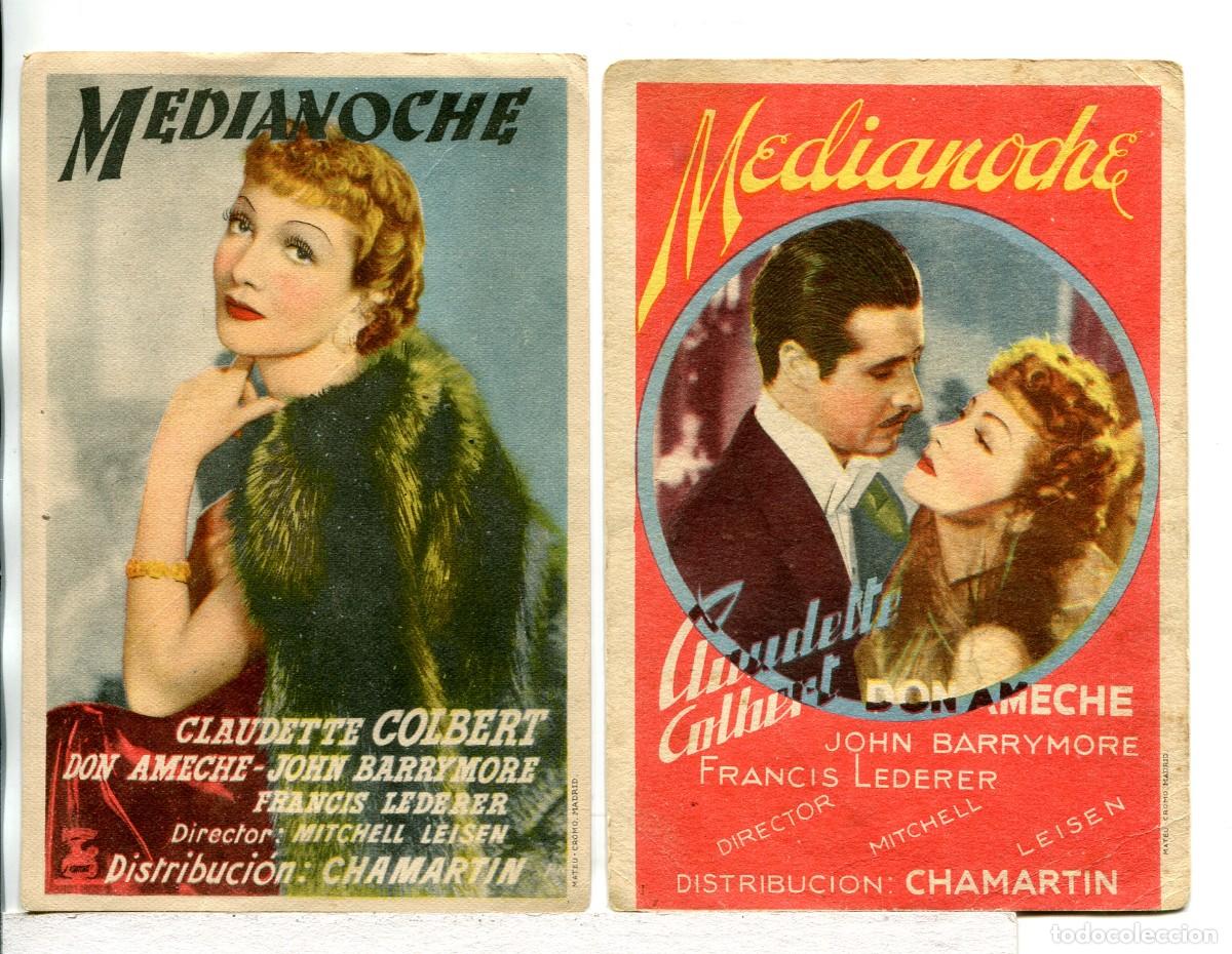 Cine: MEDIANOCHE, con Claudette Colbert.