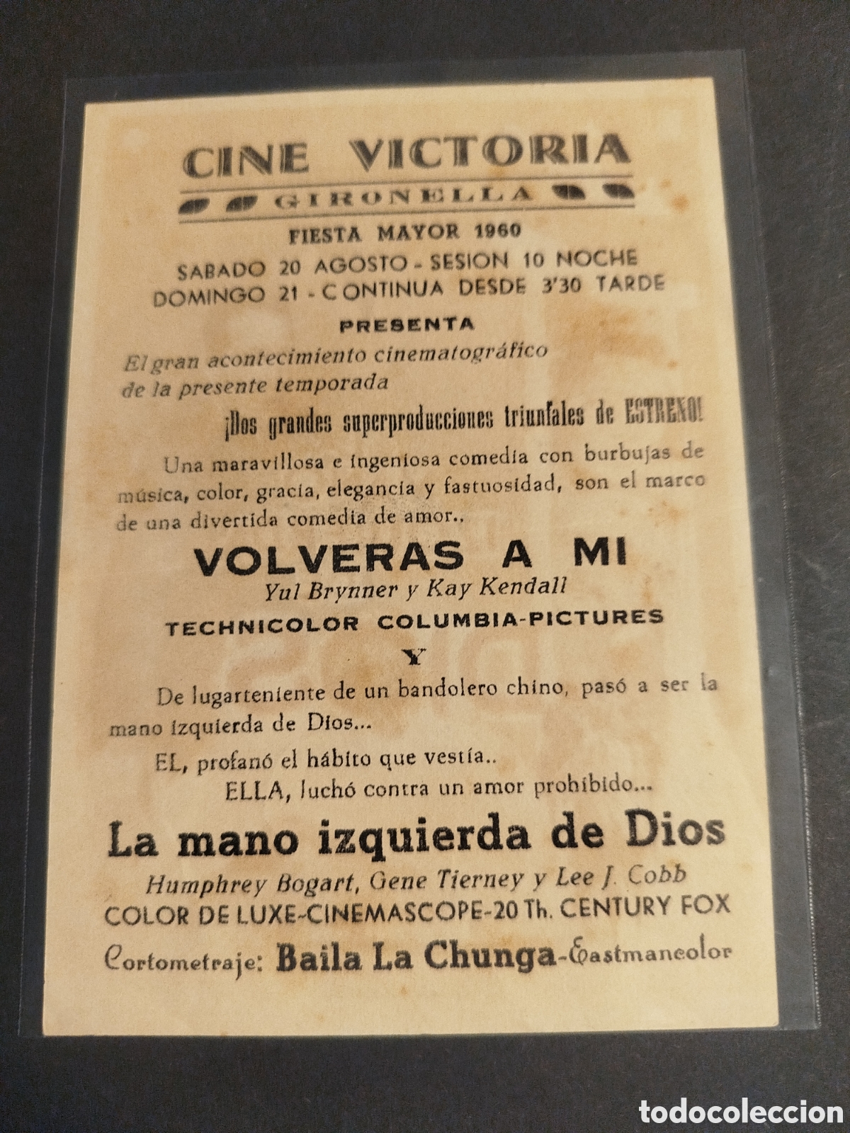 Cine: LA MANO IZQUIERDA DE DIOS C/PUBLICIDAD - Foto 2