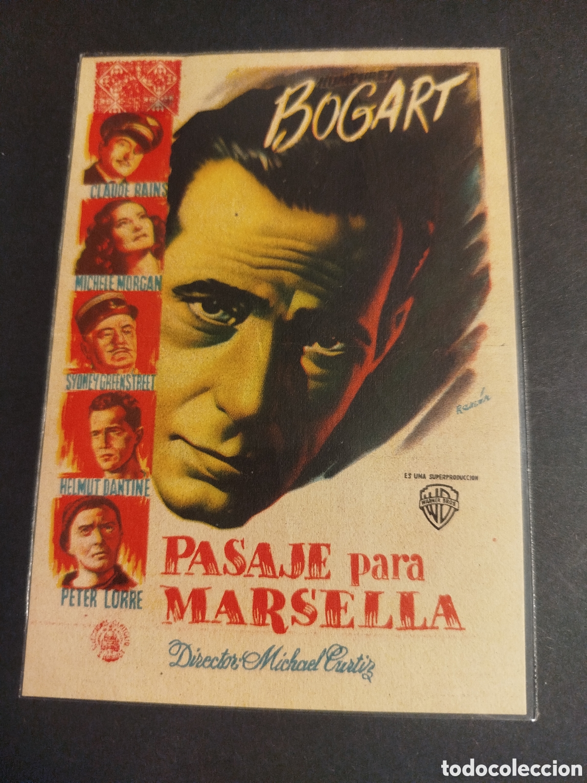 Cine: PASAJE PARA MARSELLA S/PUBLICIDAD