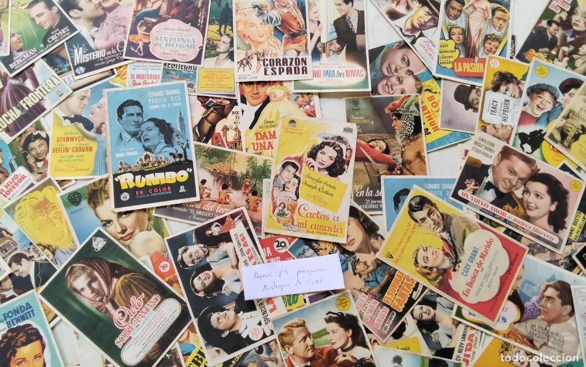 Cine: LOTE DE 84 PROGRAMAS ANTIGUOS DE CINE , VER COMPOSICION