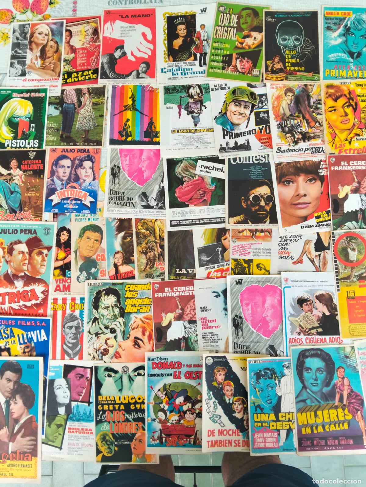 Cine: LOTE 46 FOLLETOS DE MANO DIFERENTES
