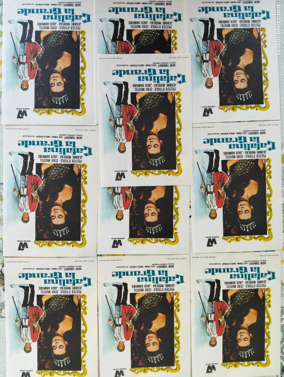 Cine: LOTE 10 FOLLETOS DE CINE, CATALINA LA GRANDE