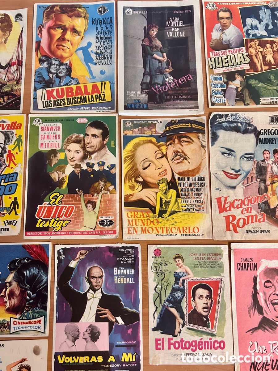 Cine: 75 programas de mano cine a&ntilde;os 50 - Foto 3