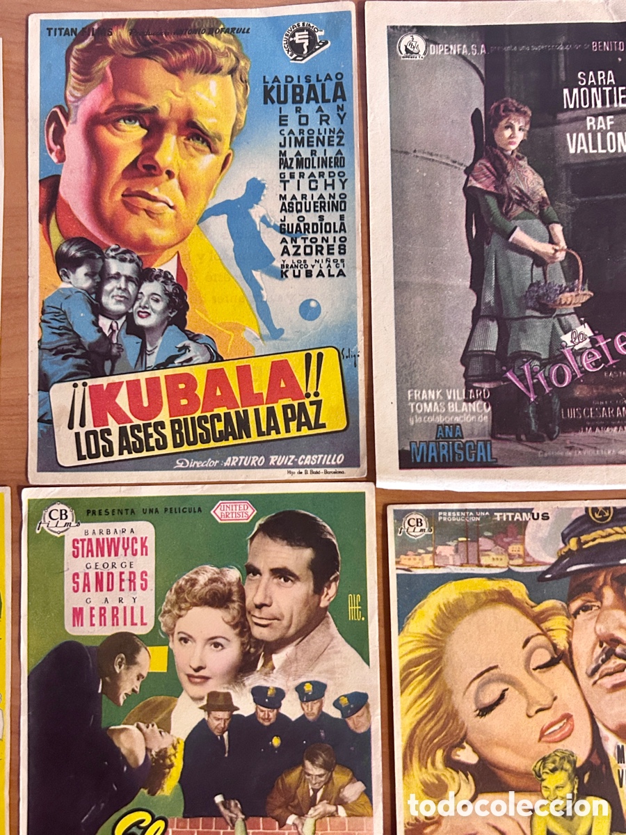 Cine: 75 programas de mano cine a&ntilde;os 50 - Foto 4