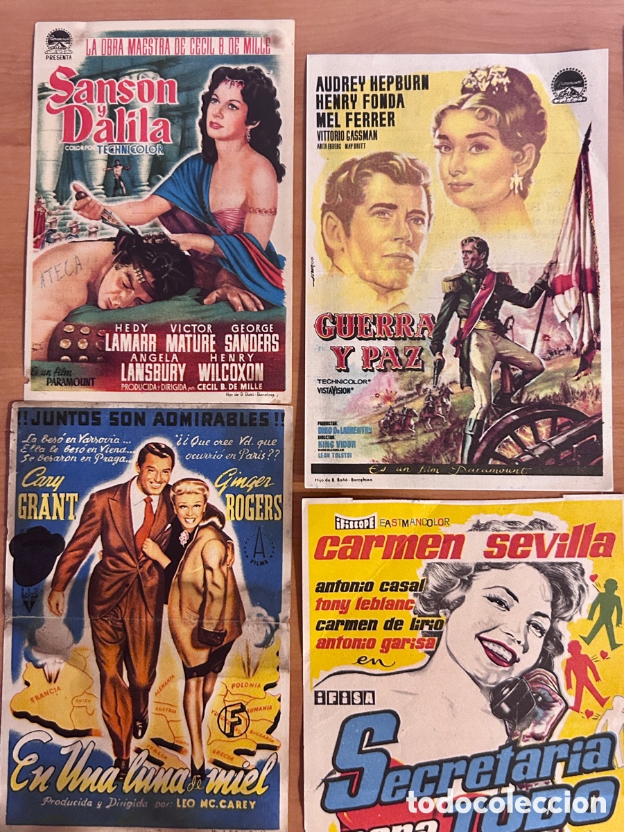 Cine: 75 programas de mano cine a&ntilde;os 50 - Foto 7