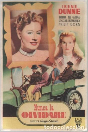 Cine: PROGRAMA DE CINE: NUNCA LA OLVIDAR&Eacute; PC-11537