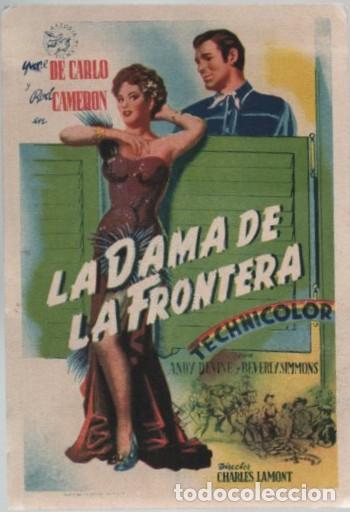 Cine: PROGRAMA DE CINE: LA DAMA DE LA FRONTERA PC-11540