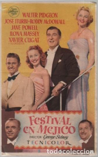 Cine: PROGRAMA DE CINE: FESTIVAL EN MEJICO PC-11543