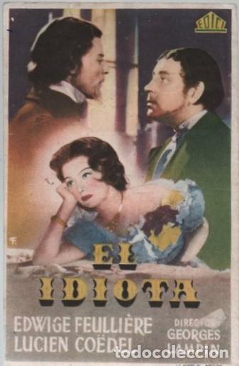 Cine: PROGRAMA DE CINE: EL IDIOTA PC-11544