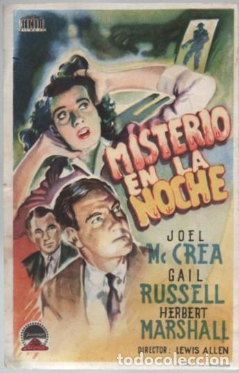 Cine: PROGRAMA DE CINE: MISTERIO EN LA NOCHE PC-11548 - Foto 1