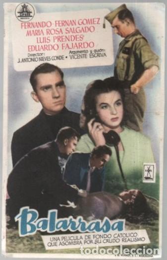 Cine: PROGRAMA DE CINE: BALARRASA PC-11549